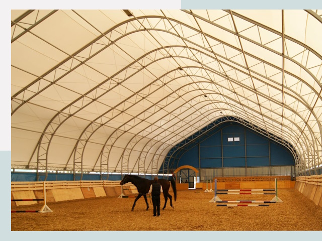 Строительство конных манежей в Зеленокумске