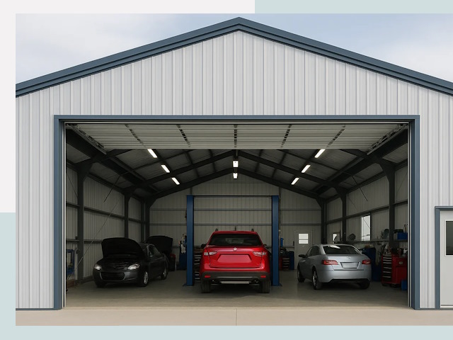 Ангары из сэндвич панелей от 611 руб. в Зеленокумск