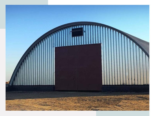 Арочные ангары в Зеленокумске