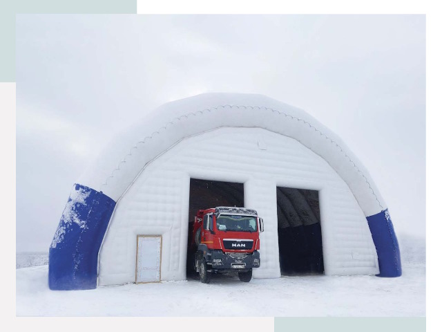 Мобильные ангары в Зеленокумске