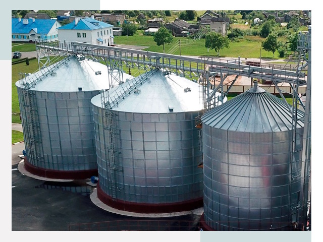 Металлические силосы в Зеленокумске