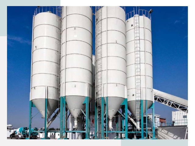 Строительство цементных силосов в Зеленокумске