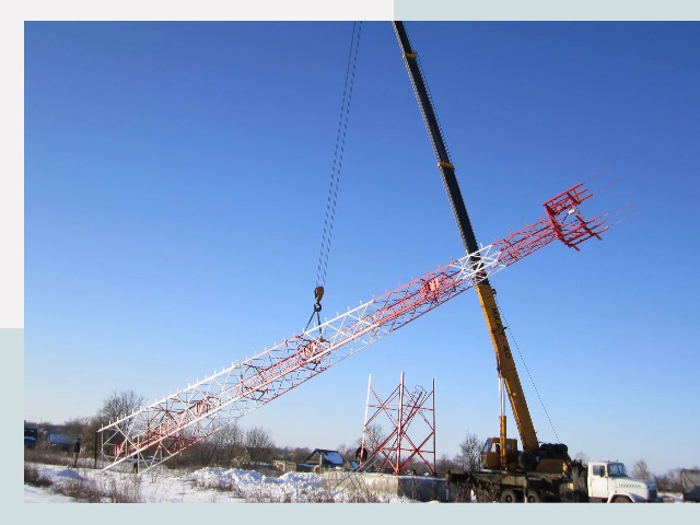 Строительство башен связи в Зеленокумске от 611 руб.