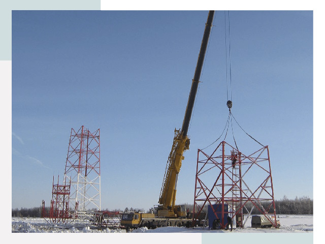 Монтаж вышек связи в Зеленокумске