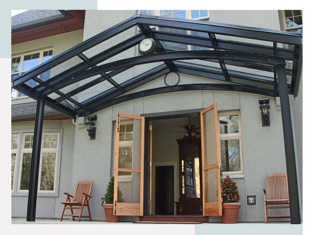 Козырьки металлические в Зеленокумске