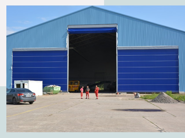 Ангарные ворота в Зеленокумск от СтальСтрой-Злм по цене 611 руб.