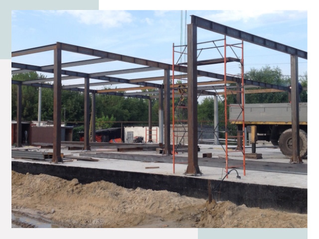 Фундамент для ангаров в Зеленокумске